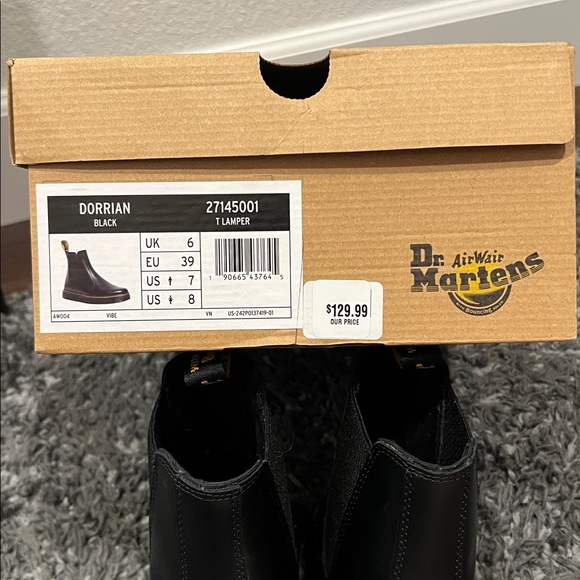 Dr. Martens Black Leather Boots - Picture 3 of 3